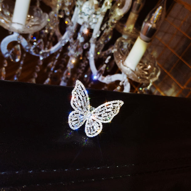 SPARKLY BUTTERFLY RING